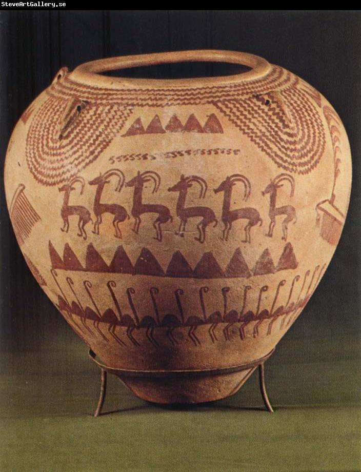 unknow artist Grerzean jar with red figures